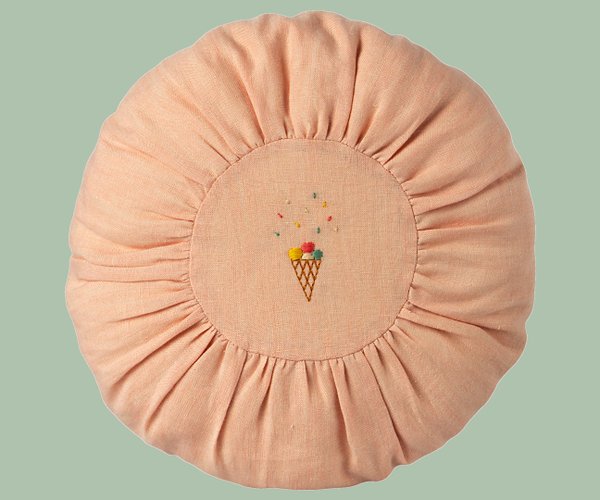 MAILEG 19-1521-02  ❤️ Kinderkissen Rosa; ca. 25 cm Durchmesser